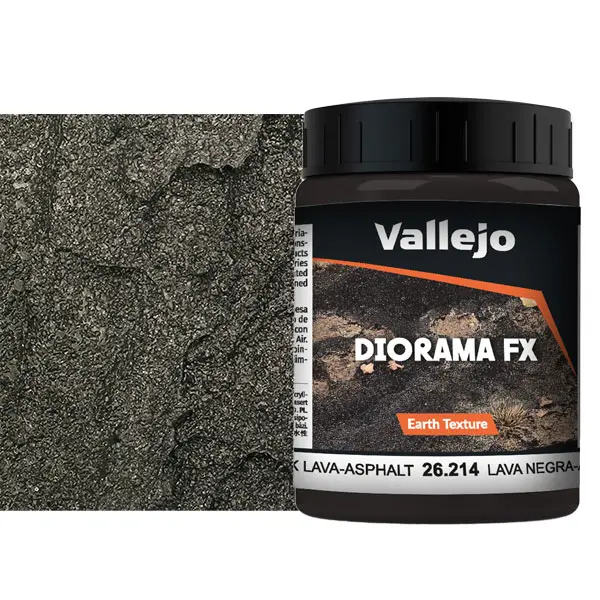 Black lava asphalt / lave noire