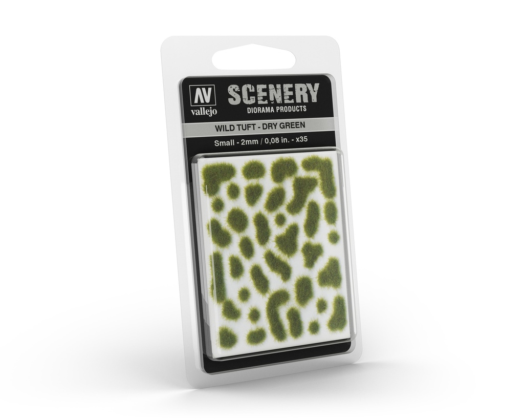 [8429551985994] Wild Tuft - Dry Green -Vert Sec 2mm