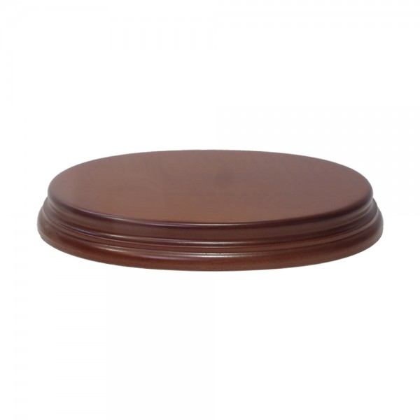 [735930000416] Ovale 17.5x11.5 x2.5 cm Noisette