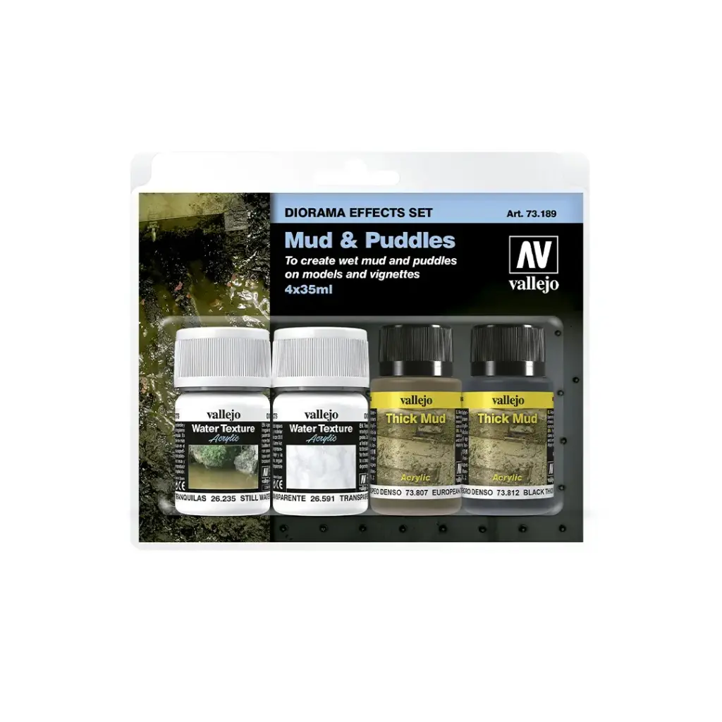 Boue et Flaques 35ml - Set de 4 (Diorama FX & Weathering)