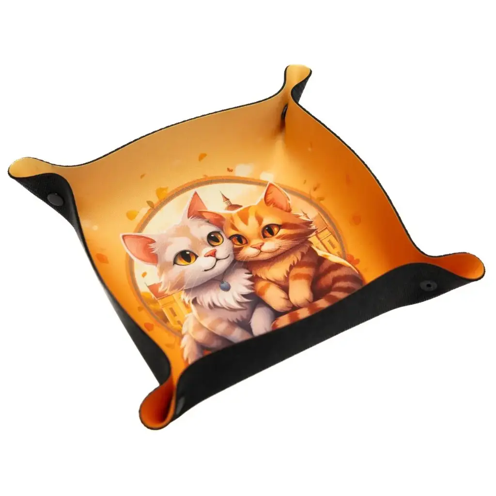 [5905794520473] Dice Tray - Cuddly Kittens 22x22 cm