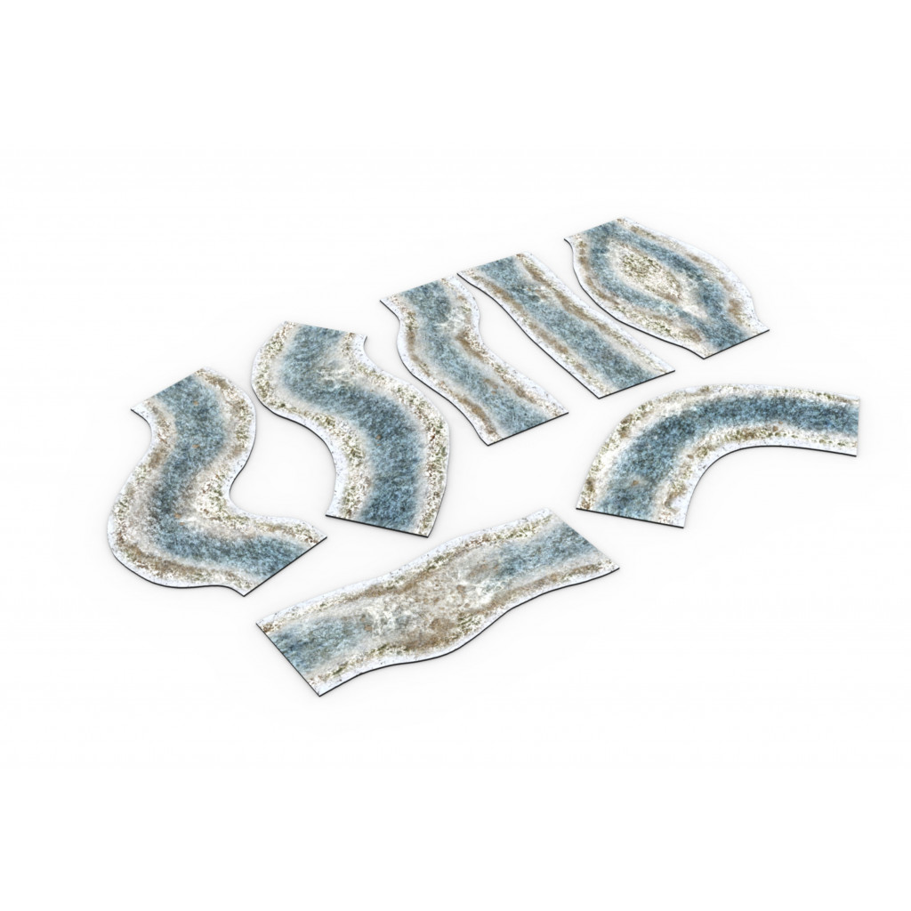 2D Modular rivers set - winter