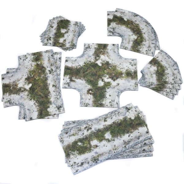 Winter muddy roads - 2D Road set 28mm - one side ruber