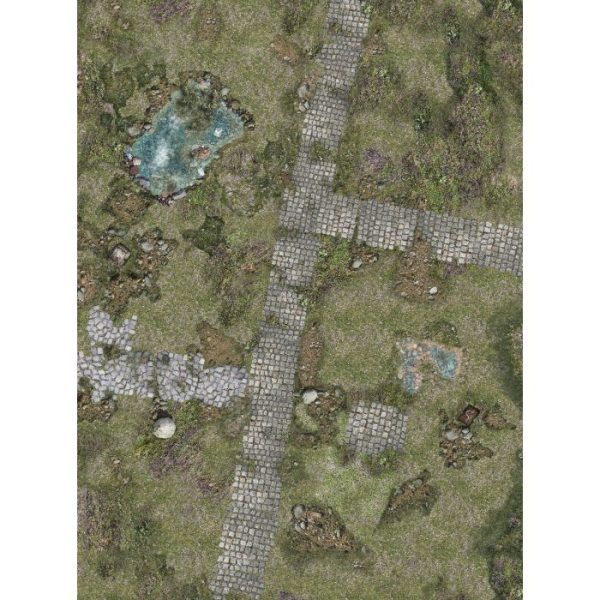 [5905794512959] Treasure Land 44”x60” / 112x152 cm - single-sided rubber mat (sans sac de transport)