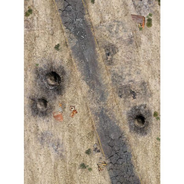 [5905794512355] Wasteland 44”x60” / 112x152 cm - Single-sided Rubber Mat (sans sac de transport)
