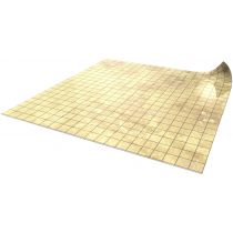 Worn Papyrus - Dry-erase mat, 50 cm x 50 cm / 20" x 20", Square Grid