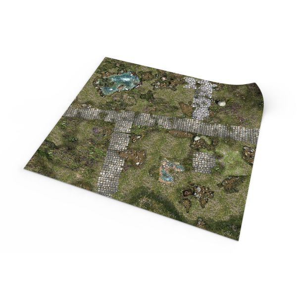 [3760430440346] Treasure Land 60x60 cm - Single-sided rubber mat (sans sac de transport)