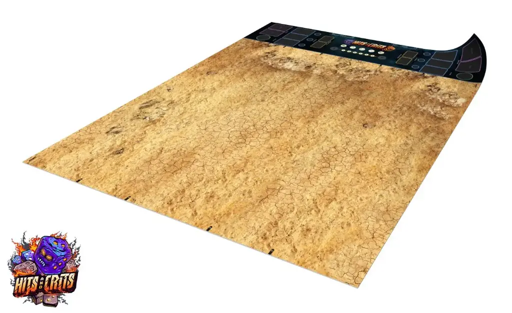 Rocky Desert Hits and Crits - A Song of Ice and Fire one-sided rubber mat