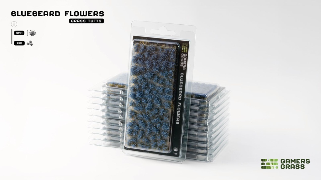 Bluebeard Flowers