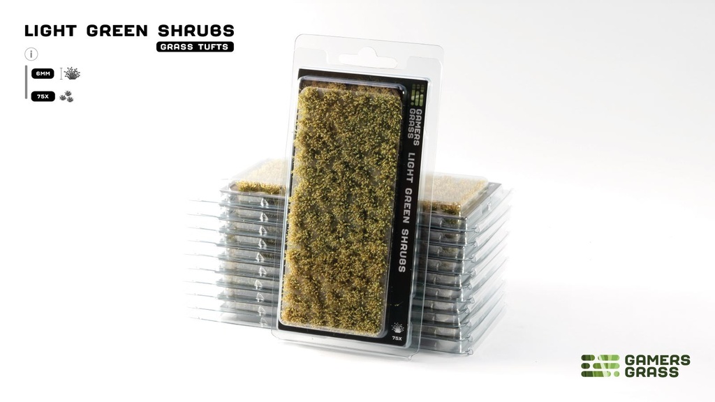 [0738956791658] Light Green Shrubs