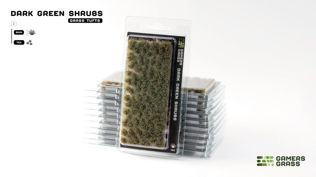 [0738956791672] Dark Green Shrubs