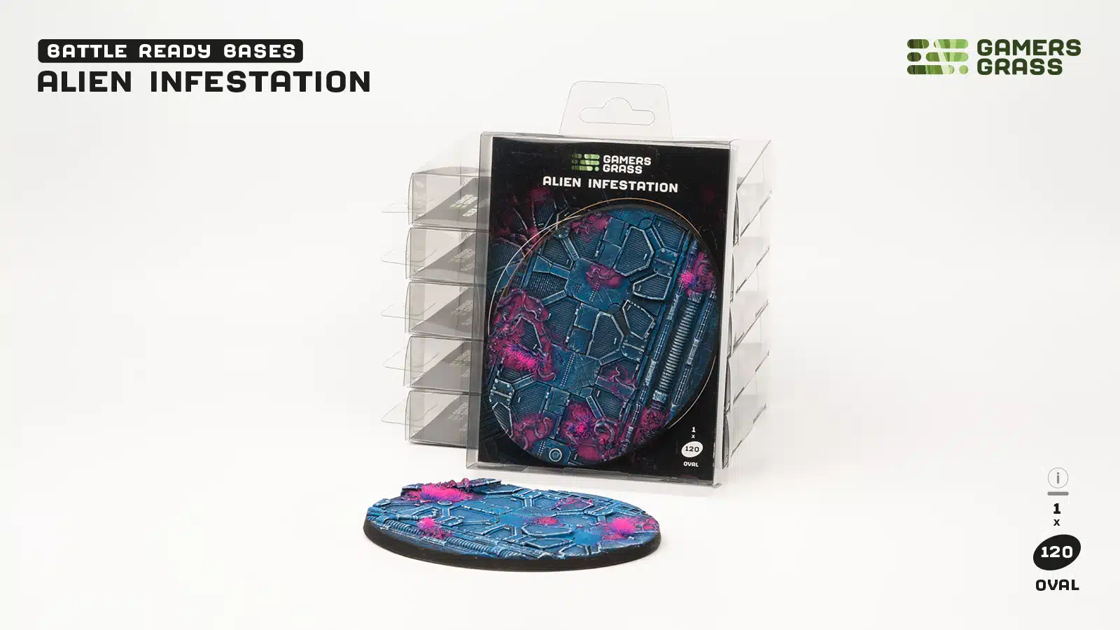 Alien Infestation - Bases oval 120mm (x1)