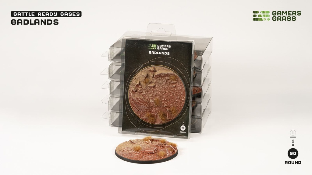 Badlands - Bases round 90mm (x1)
