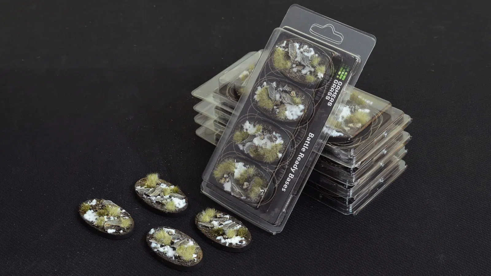 [738956788306,bases oval,socles ovals] Winter - Bases oval 60mm (x4)