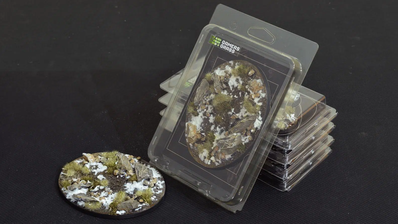 [738956788344,bases oval,socles ovals] Winter - Bases oval 120mm (x1)