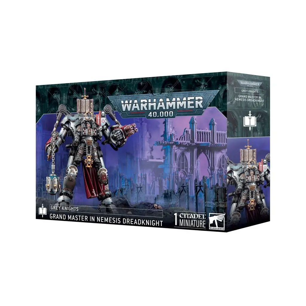 [5011921238323,Grand Master In Nemesis Dreadknight,Grand Maître en Cuirasse Némésis] GRAND MAITRE EN CUIRASSIER NEMESIS