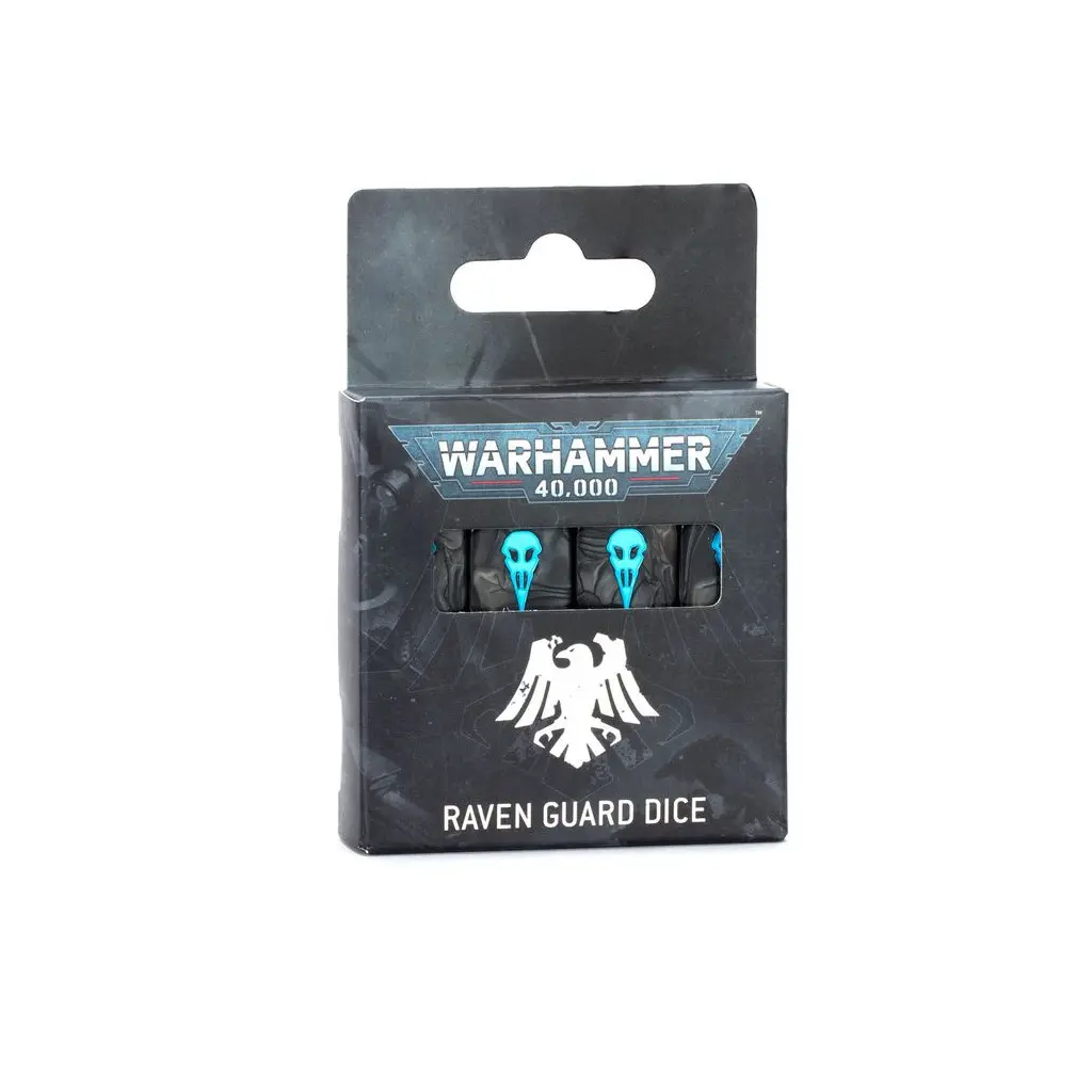 [5011921184187,dice set] W40K : Raven Guard - Set de Dés