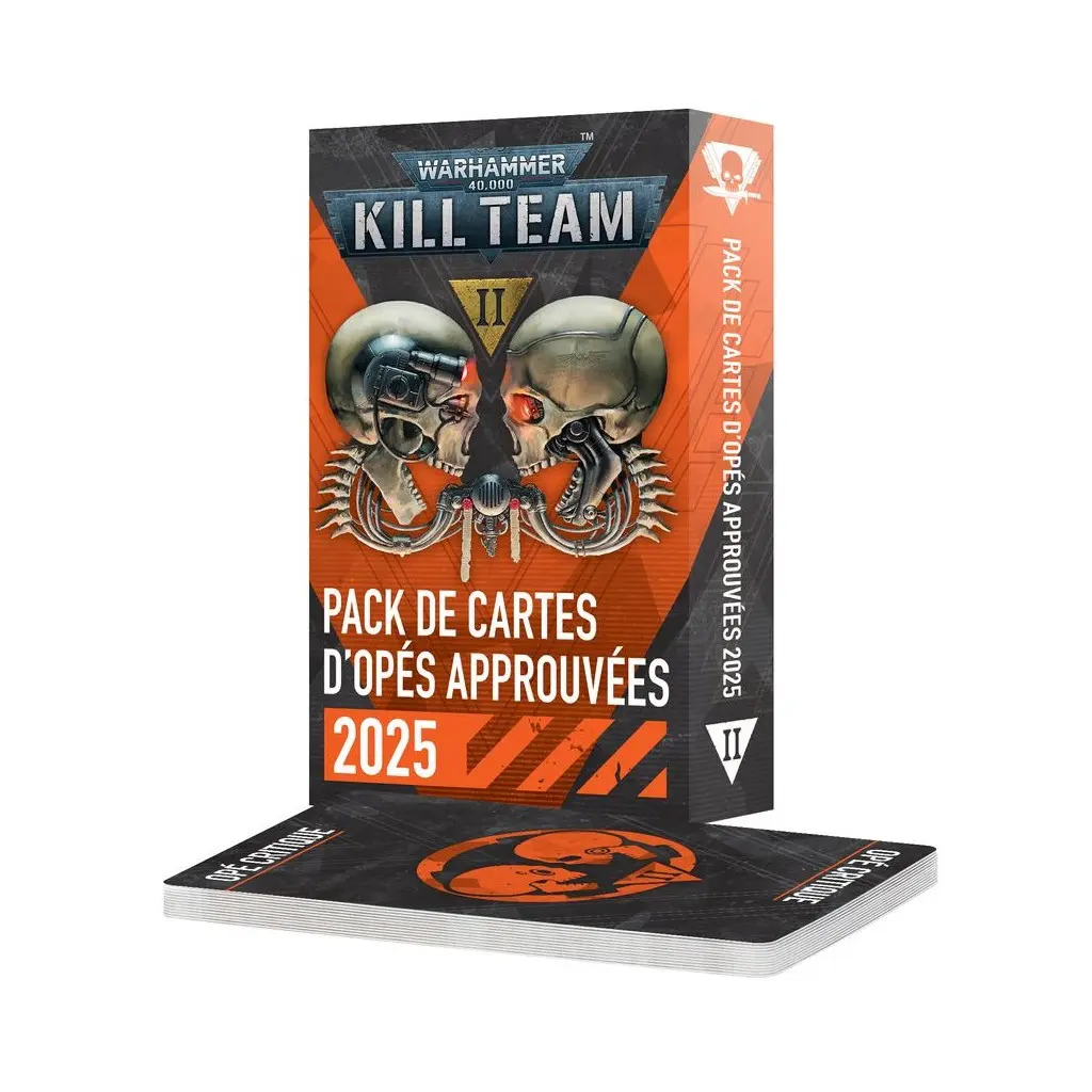 [5011921252688,102-63,Kill Team,,] Pack de cartes - Opés approuvées 2025 (VF)