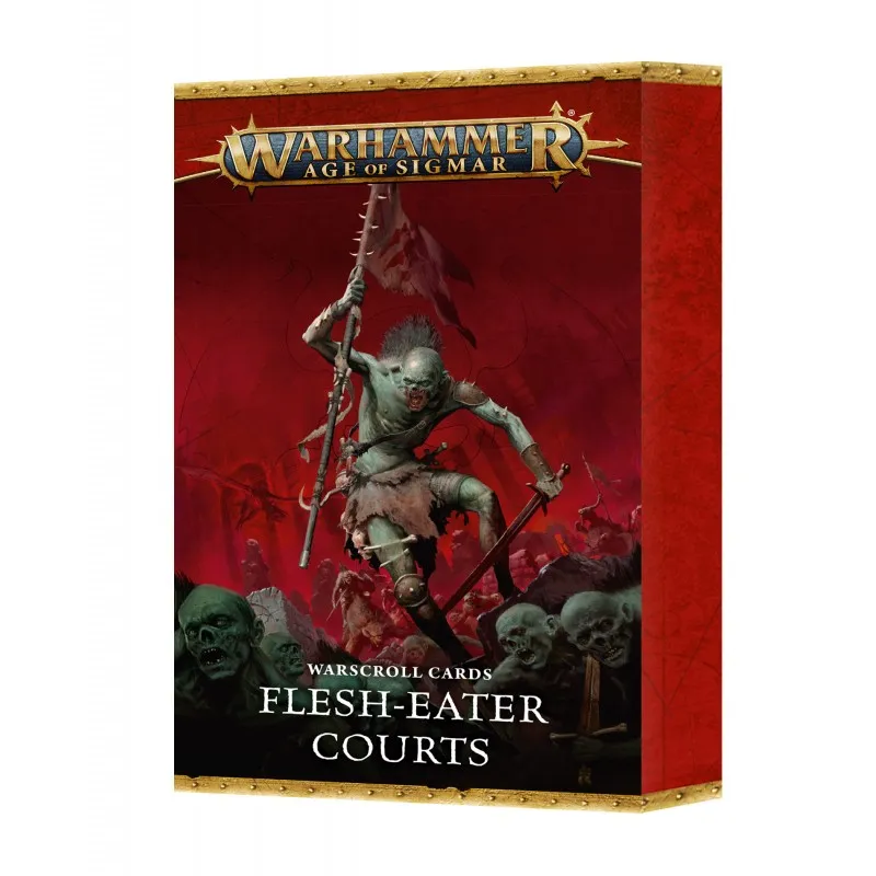 [5011921253364,91-30,01050207012,Age of Sigmar,Warscroll Cards] Age of Sigmar : Cartes de Charte - Flesh-Eater Courts (Français)