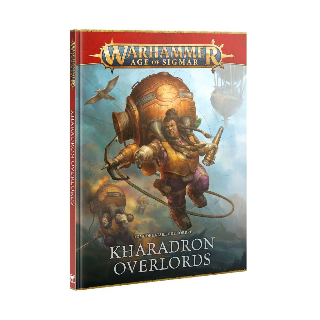 [9781804576168,84-02,Age of Sigmar,AoS,battletome,tome de bataille] Tome de bataille VF V4 - Magnats Kharadron / Kharadron Overlords