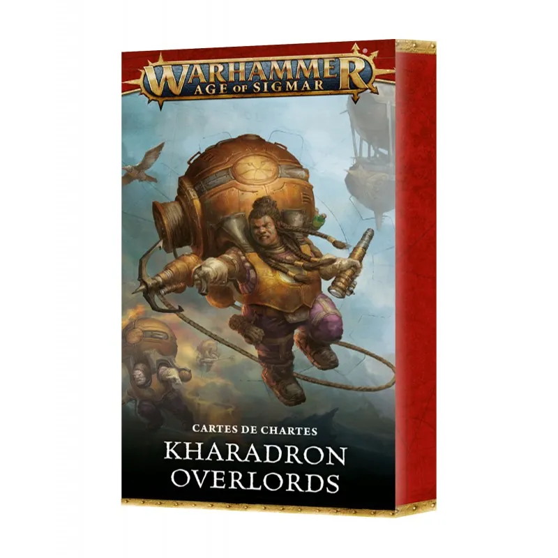 [5011921249862,84-03,01050205005,Age of Sigmar,Warscroll Cards] Age of Sigmar : Cartes de Charte - Kharadron Overlords (Français)