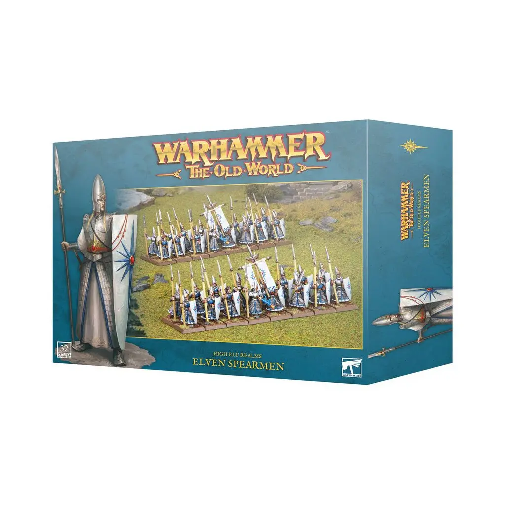 [5011921221646,Elven Spearmen,High Elf Realms,High Elves] Lanciers elfiques