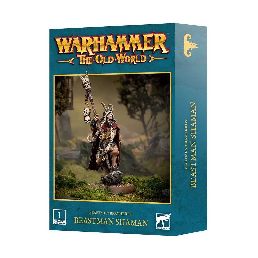[5011921207176,Beastman Shaman,Beastmen Brayherds] Chamane Homme-bête