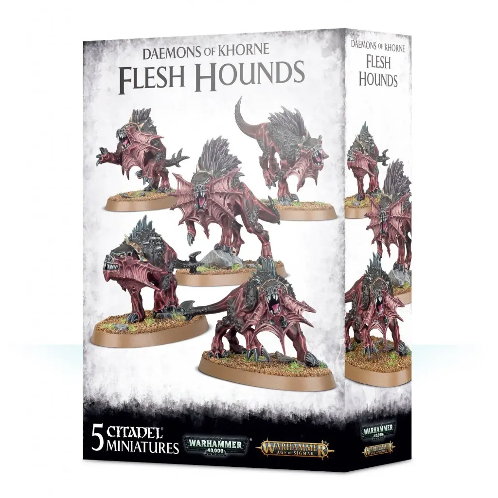 [5011921259205,97-63,Age of Sigmar,Blades of Khorne] Blade of Khorne : Molossses de Khorne