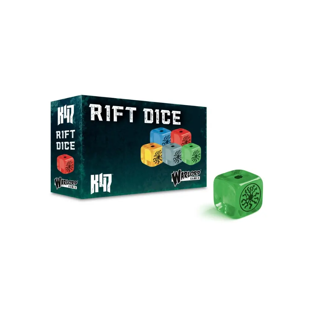 [5060917996907,452610003,Konflikt ‘47,Warlord Games] Rift Dice - Green
