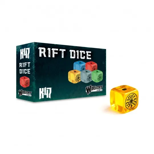 [5060917996921,452610005,Konflikt ‘47,Warlord Games] Rift Dice – Yellow