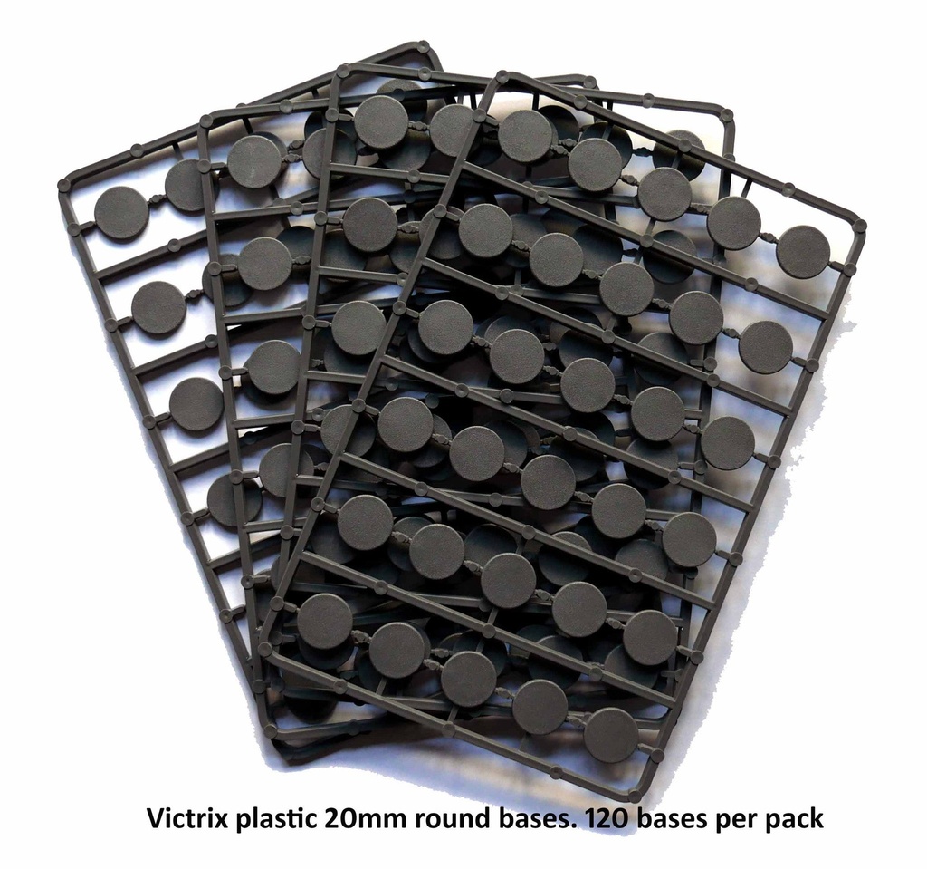 20mm round plastic bases.