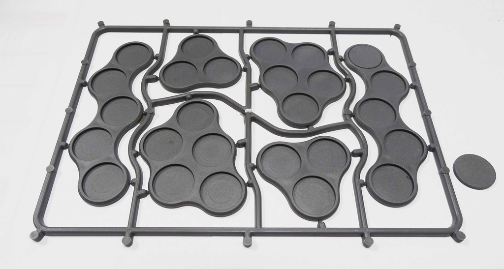 [5060191725040,VXB010,movement tray] Plateaux de mouvements d'escarmouche - Socles de 20mm - 12 plateaux de 5 figurines + 6 plateaux de 3 figurines