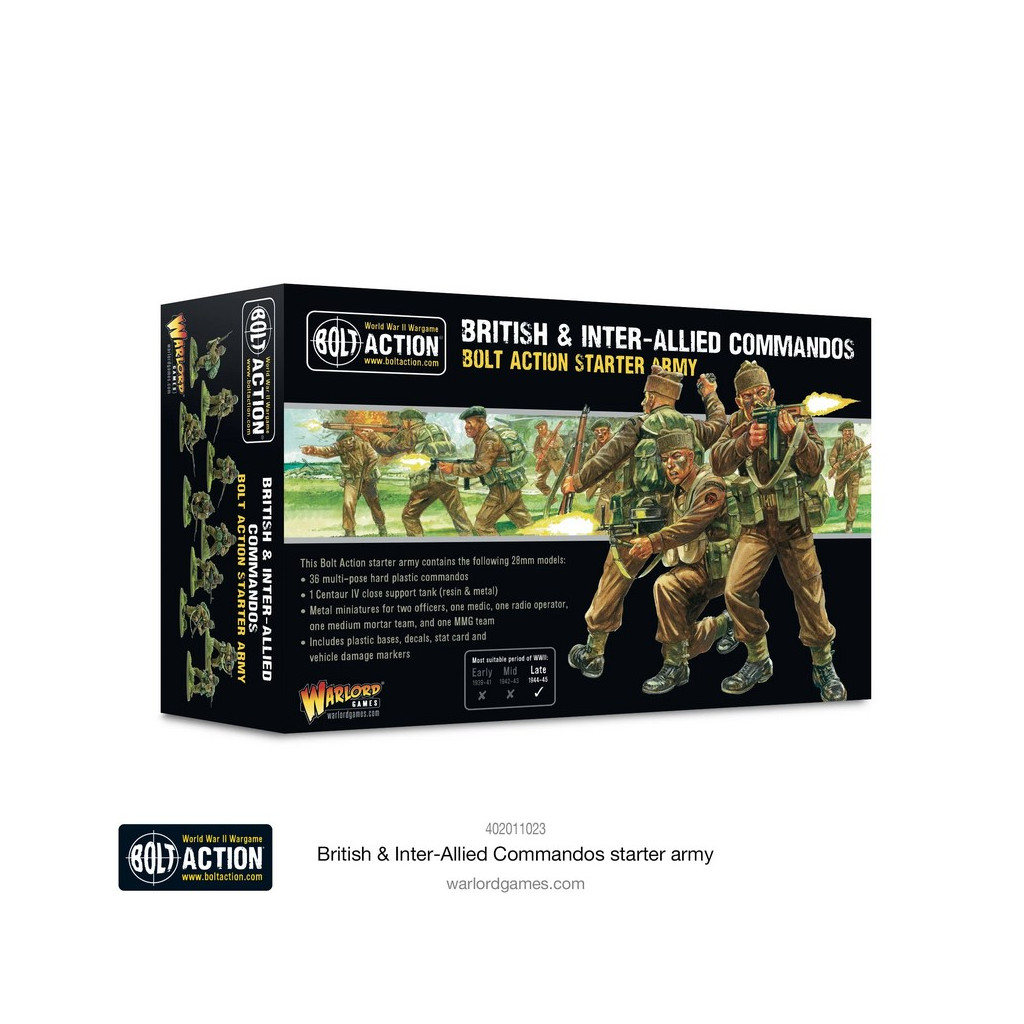 British & Inter-Allied Commandos Starter Army