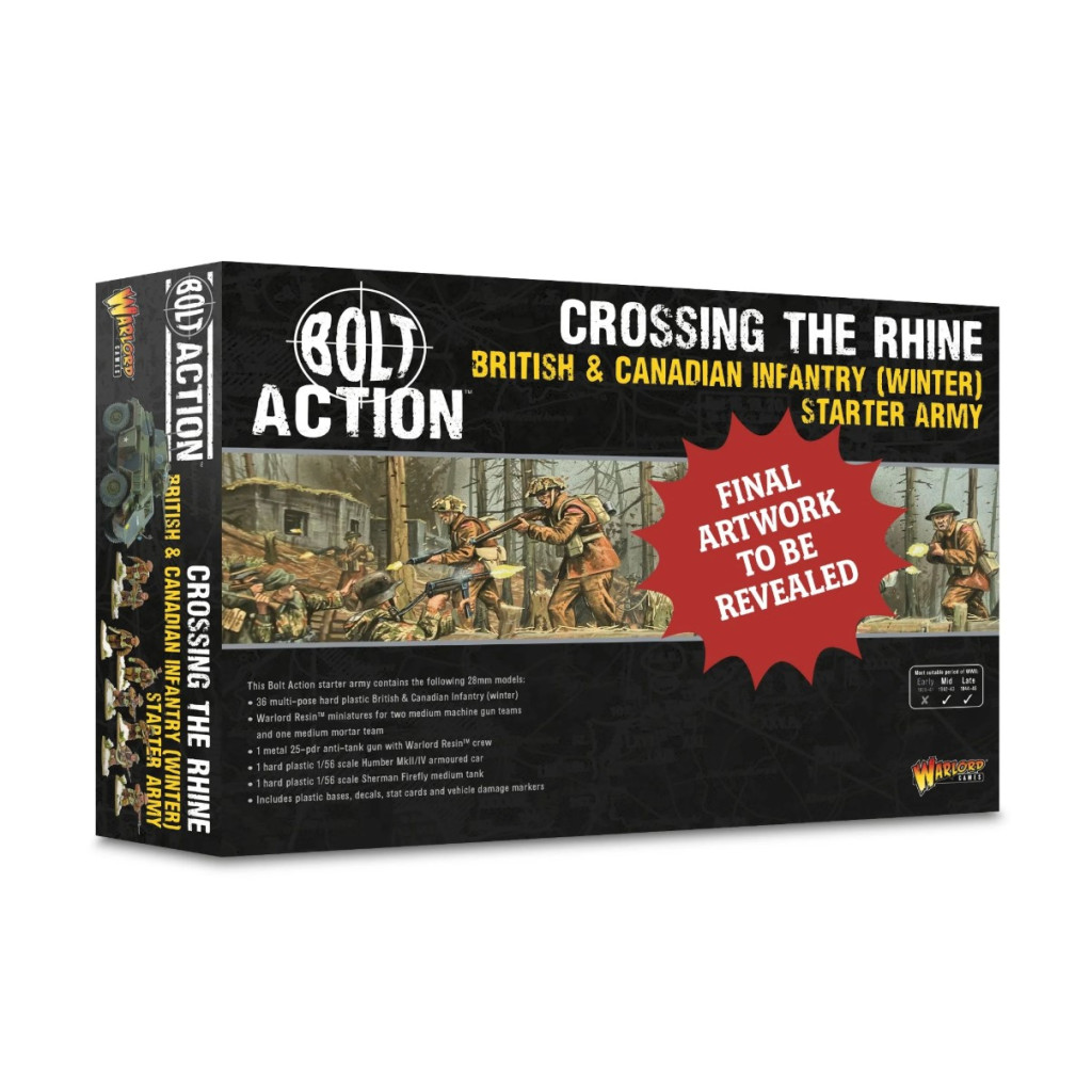 British & Canadian Infantry (Winter) Starter Army "Crossing The Rhine"