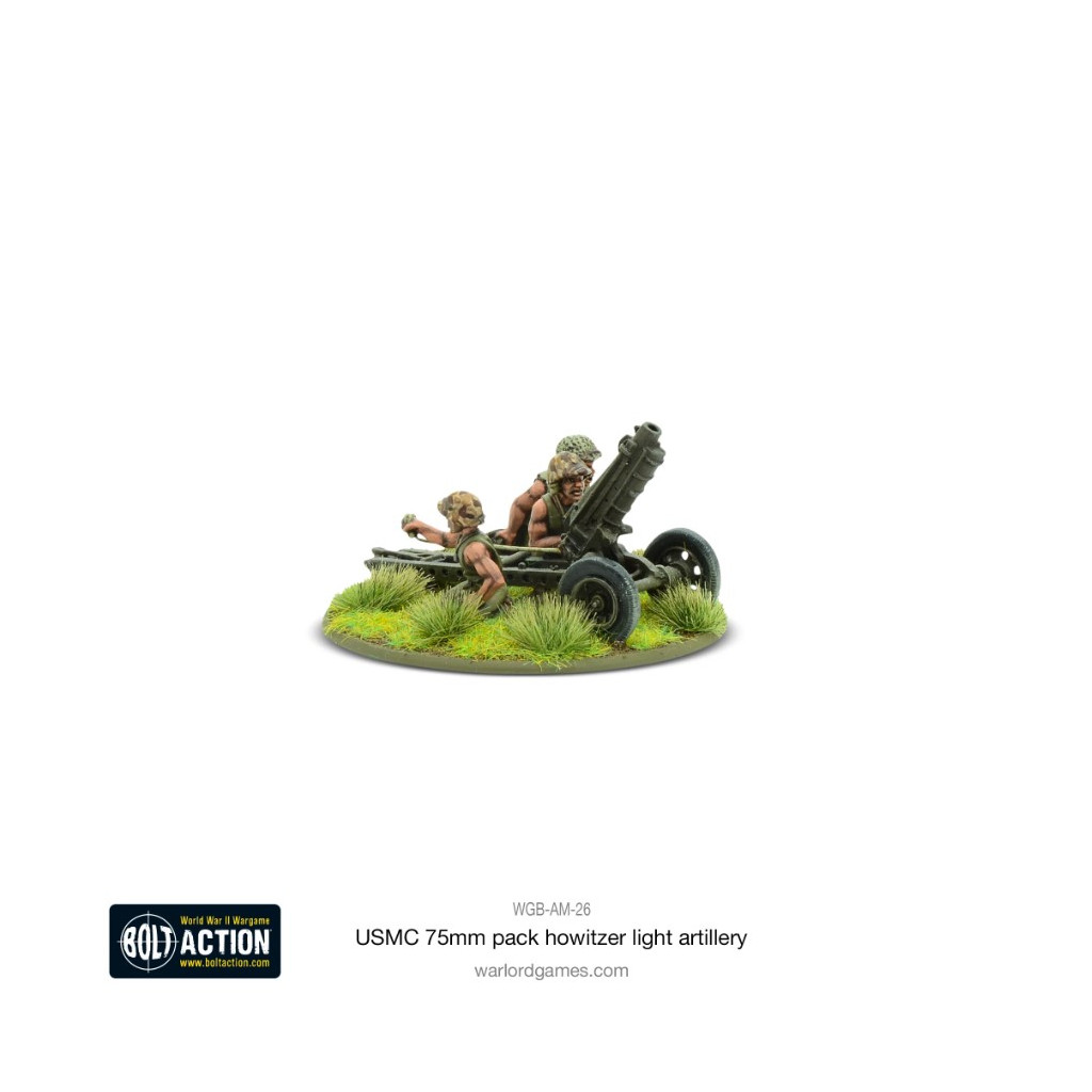 US Marine Corps 75mm Pack Howitzer Light Artillery