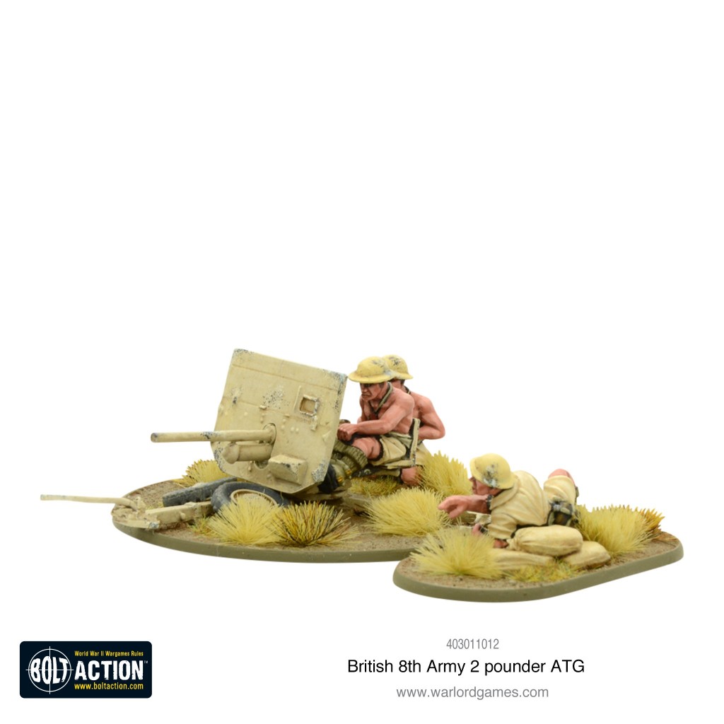 8th Army 2 Pdr. Anti Tank Gun