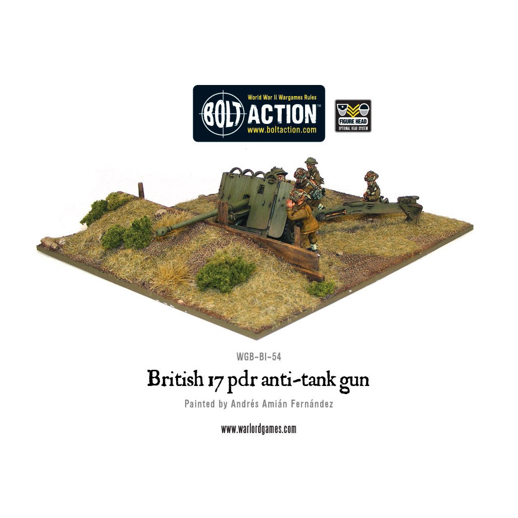 British Army 17 Pdr. Anti Tank Gun