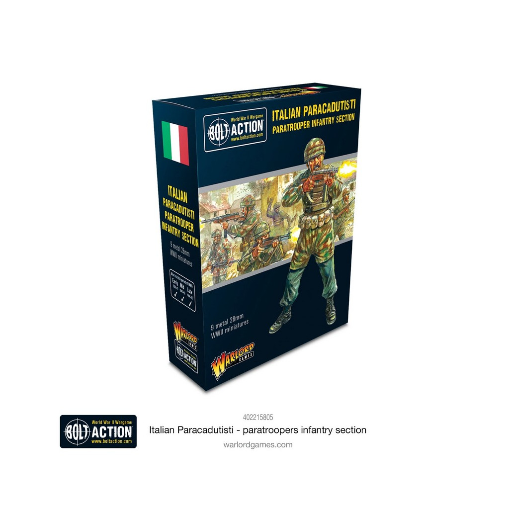 Italian Paracadutisti Paratrooper Infantry Section
