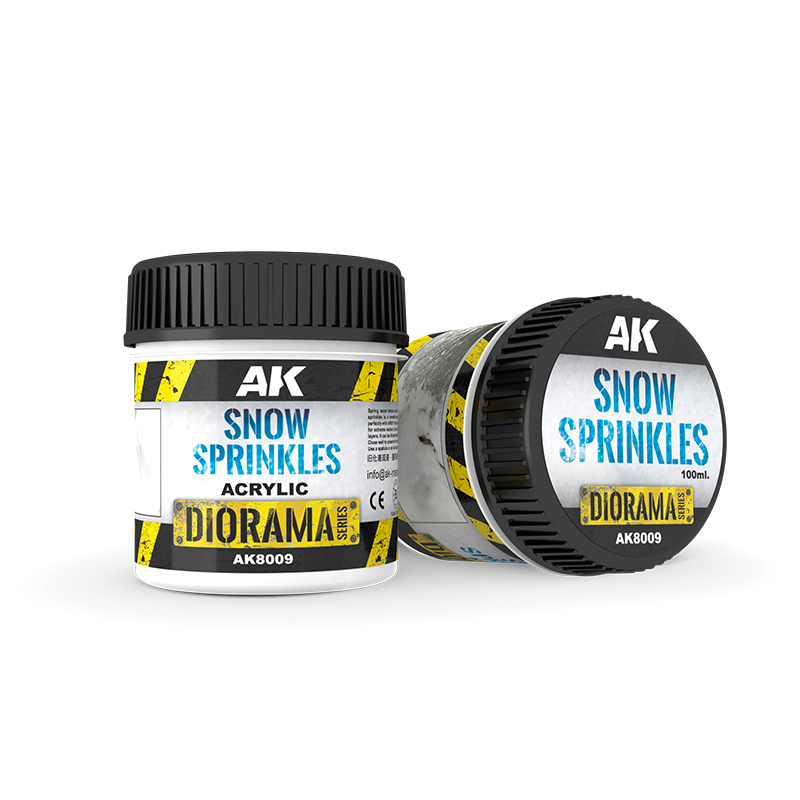 [8436564920911,AK8009] Snow Sprinkles - 100 mL (Acrylic)