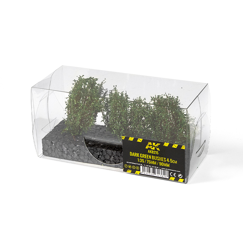 Dark Green Bushes 4-6 cm