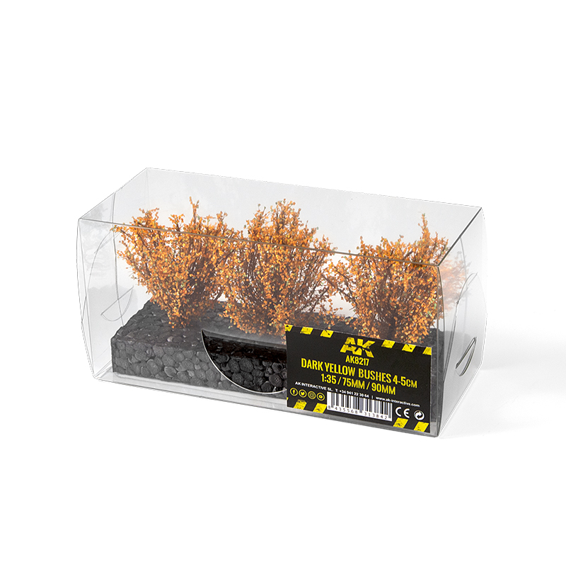 [8435568313842,AK8217] Dark Yellow Bushes 4-6 cm