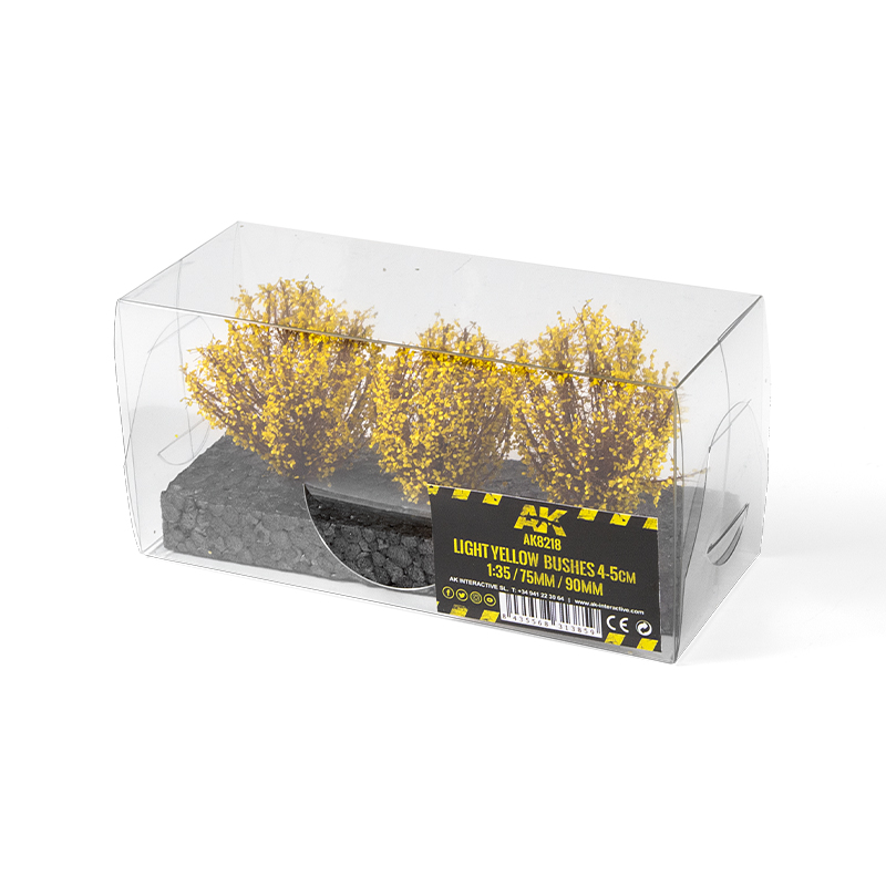 [8435568313859,AK8218] Light Yellow Bushes 4-6 cm