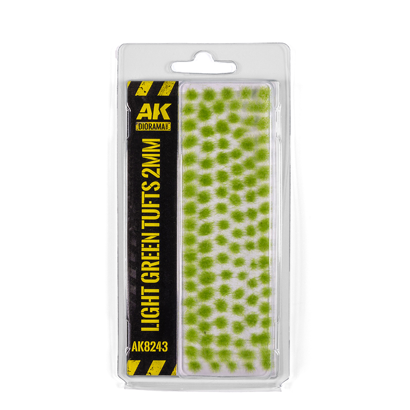 [8435568332904,AK8243] Light Green Tufts 2 mm