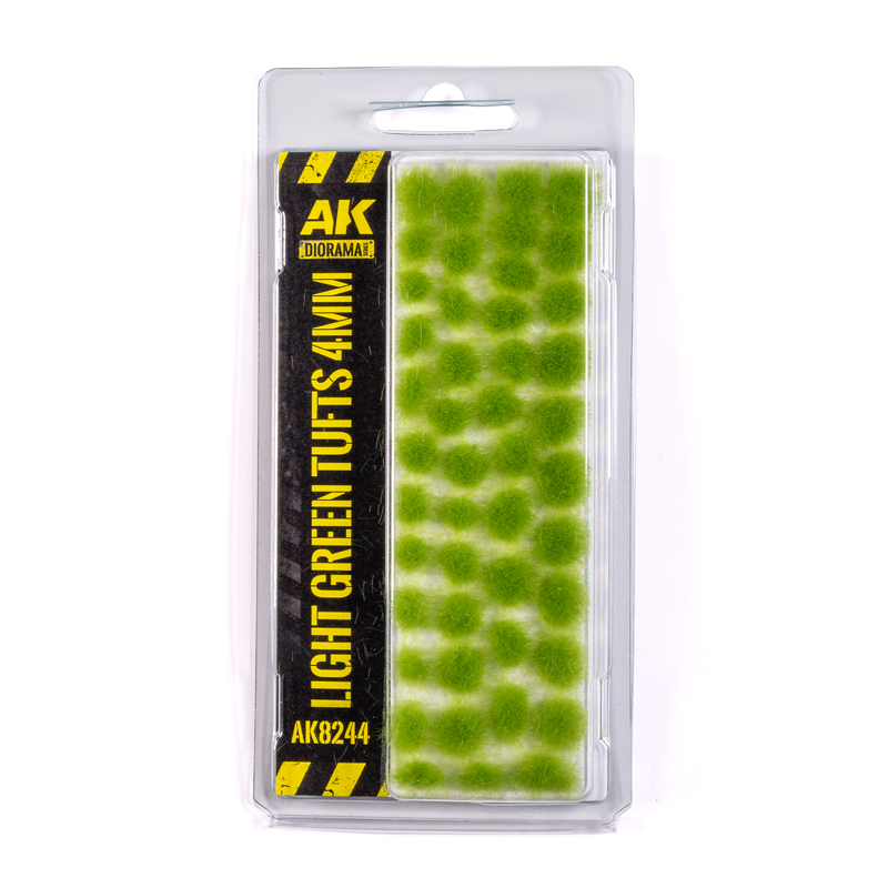 [8435568332911,AK8244] Light Green Tufts 4 mm