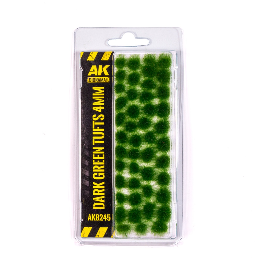 [8435568332928,AK8245] Dark Green Tufts 4 mm