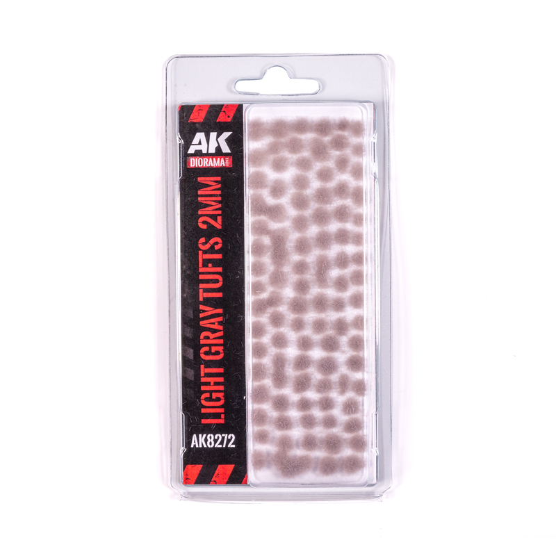 [8435568339477,AK8272] Light Gray - Fantasy Tufts 2 mm