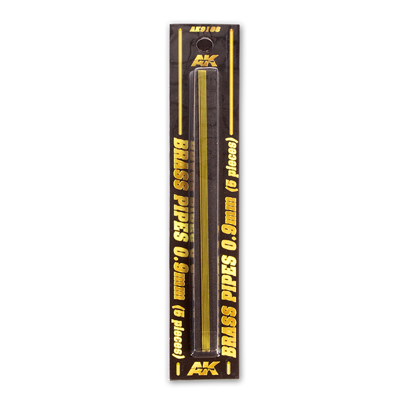 Brass Pipes 0,9 mm