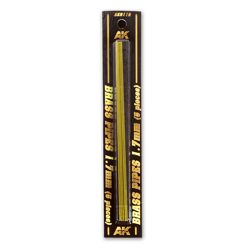 Brass Pipes 1,7 mm