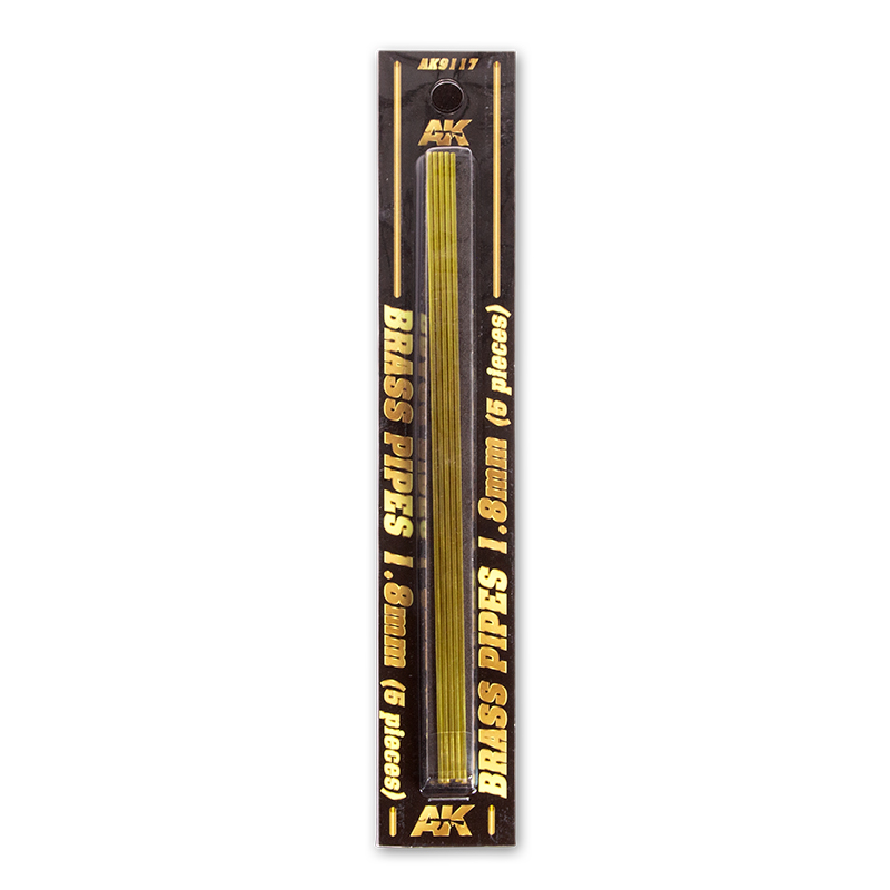 Brass Pipes 1,8 mm