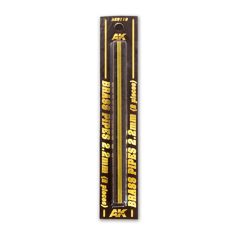 Brass Pipes 2,2 mm